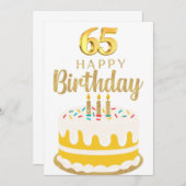 Geburtstagskarte Einladung (Vorne/Hinten)