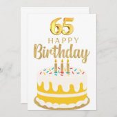 Geburtstagskarte Einladung (Vorne/Hinten)