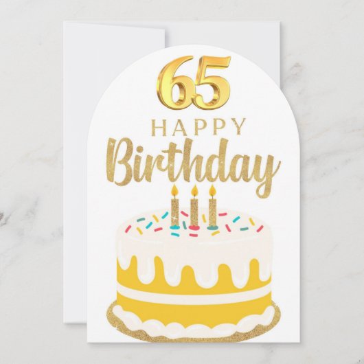 Geburtstagskarte Einladung (Vorderseite)