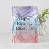 Geburtstagskarte Einladung (Stehend Vorderseite)