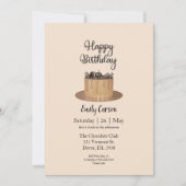 Geburtstagskarte Einladung (Vorderseite)