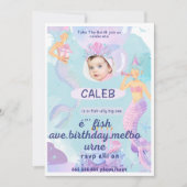 Geburtstagskarte Einladung (Vorderseite)