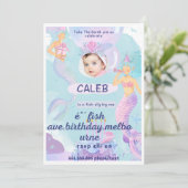 Geburtstagskarte Einladung (Stehend Vorderseite)