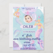 Geburtstagskarte Einladung (Rückseite)