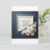 GEBURTSTAGSKARTE EINLADUNG (Stehend Vorderseite)