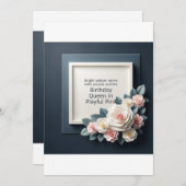 GEBURTSTAGSKARTE EINLADUNG (Vorne/Hinten)