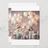 GEBURTSTAGSKARTE EINLADUNG (Vorne/Hinten)