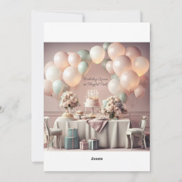 GEBURTSTAGSKARTE EINLADUNG