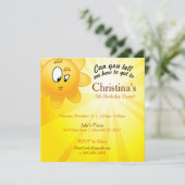 Geburtstagskarte Einladung (Stehend Vorderseite)