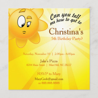 Geburtstagskarte Einladung