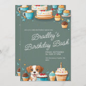 GEBURTSTAGSKARTE EINLADUNG (Vorne/Hinten)