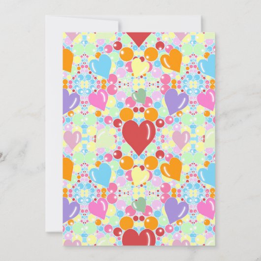 Geburtstagskarte Einladung (Rückseite)