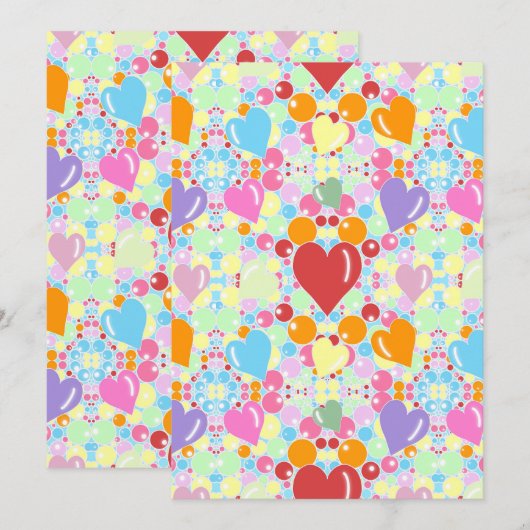 Geburtstagskarte Einladung (Vorne/Hinten)