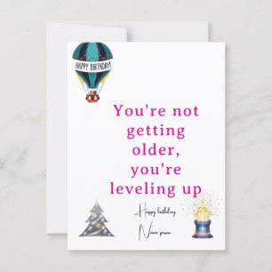 Geburtstagskarte Einzigartige und Personalisierte  Postkarte