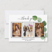 Geburtstagskarte Eukalyptus Foto Dankeschön Dankeskarte (Vorderseite)