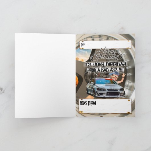 Geburtstagskarte evo karte (Innenseite)