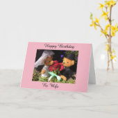 Geburtstagskarte ex Ehefrau Karte (Gelbe Blume)