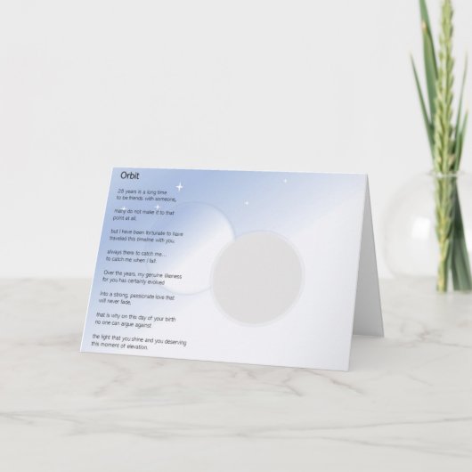 Geburtstagskarte Feiertagskarte (Vorderseite)