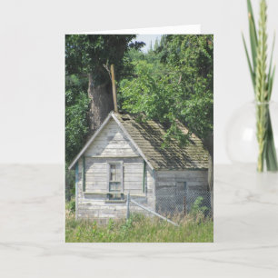 Geburtstagskarte "Flagstaff Shack" Karte