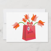 Geburtstagskarte Flat Save the Date Card (Rückseite)