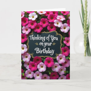 Geburtstagskarte Florale Eleganz Karte