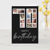 Geburtstagskarte Foto Collage Gruß Karte (Gelbe Blume)