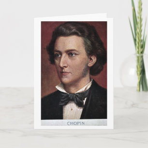 Geburtstagskarte - Frederic Chopin Karte