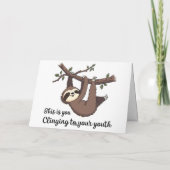 Geburtstagskarte "Funny slove" für Kinder Karte (Rückseite)