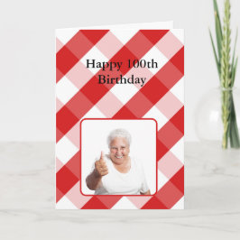 Geburtstagskarte für 100 und darüber - individuell karte