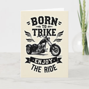 Geburtstagskarte für Adventure-Trike Karte