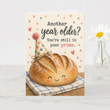 Geburtstagskarte für Brotliebhaber