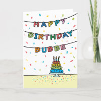 Geburtstagskarte für Bubbe