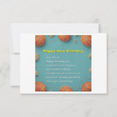 Geburtstagskarte für den Reisebus (Basketball Hint (Rückseite)