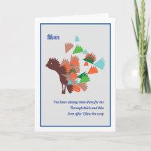 Geburtstagskarte für die Mama von Tochter