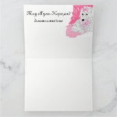 Geburtstagskarte für ein kleines Mädchen Karte (Innenseite)