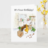 Geburtstagskarte für einen älteren Mann Karte (Gelbe Blume)