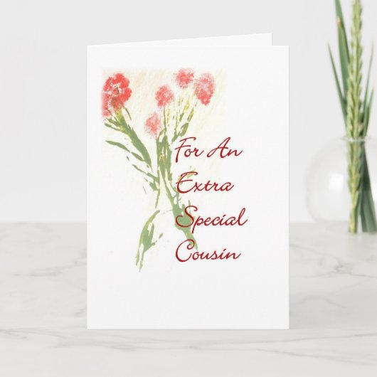 Geburtstagskarte für einen Cousin Karte (Vorderseite)