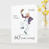 Geburtstagskarte für einen Onkel Karte (Gelbe Blume)