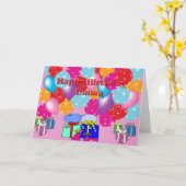 Geburtstagskarte für Emma Karte (Gelbe Blume)