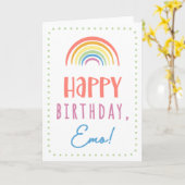 Geburtstagskarte für Emo Karte (Gelbe Blume)