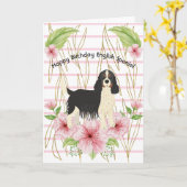 Geburtstagskarte für Englisch Spanisch Karte (Gelbe Blume)