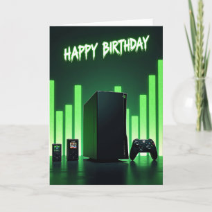 Geburtstagskarte für Gaming-Tech Karte