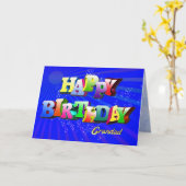 Geburtstagskarte für Großmutter Karte (Gelbe Blume)