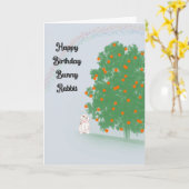 Geburtstagskarte für Haustiere Karte (Gelbe Blume)