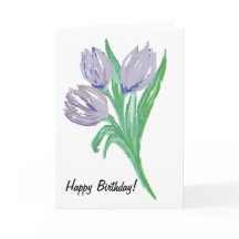 Geburtstagskarte für ihre 5" x 7" Faltkarte