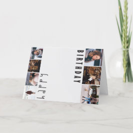 Geburtstagskarte für individuell anpassbare Vorlag Ankündigung