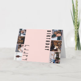 Geburtstagskarte für individuell anpassbare Vorlag Dankeskarte