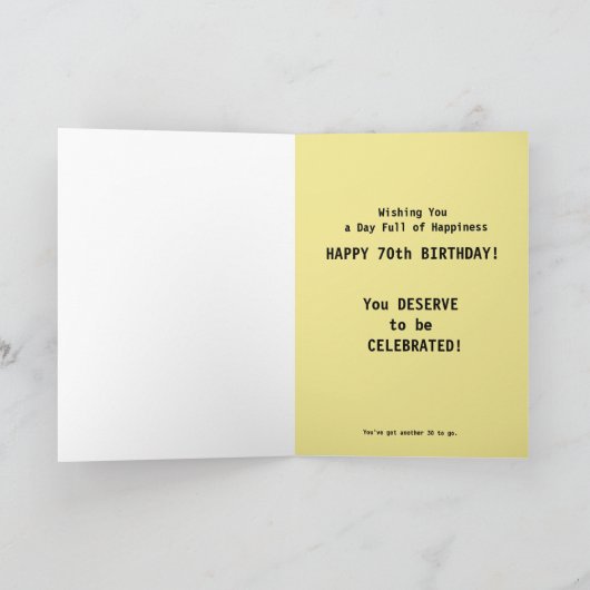 Geburtstagskarte für jeden karte (Innenseite)