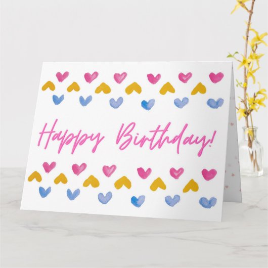 Geburtstagskarte für jemanden karte (Gelbe Blume)