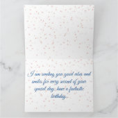 Geburtstagskarte für jemanden karte (Innenseite)